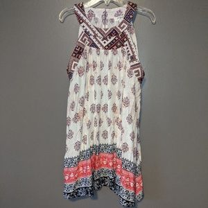 Umgee Sleeveless Boho Flowy Tank Top